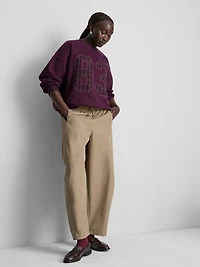 Cotton-Blend 83 Check Sweatshirt