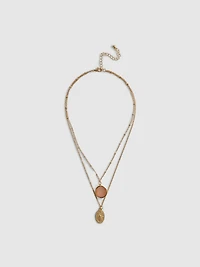 Paula Echevarría Layered Boho Necklaces