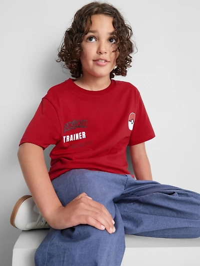 7-15yrs | Pokémon Pure Cotton Trainer T-Shirt