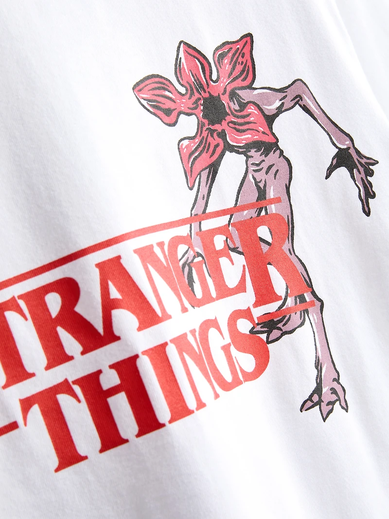 7-15yrs | Stranger Things Demogorgon Pure Cotton T-Shirt