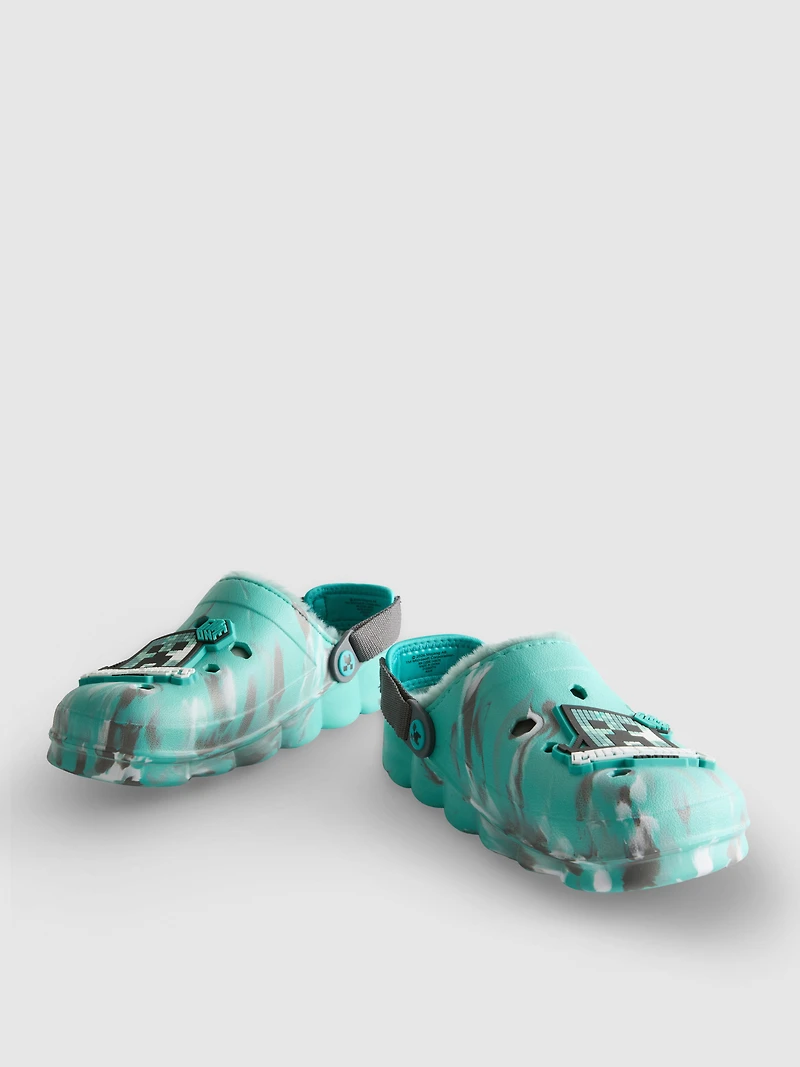 Minecraft Faux Fur Lined Clogs