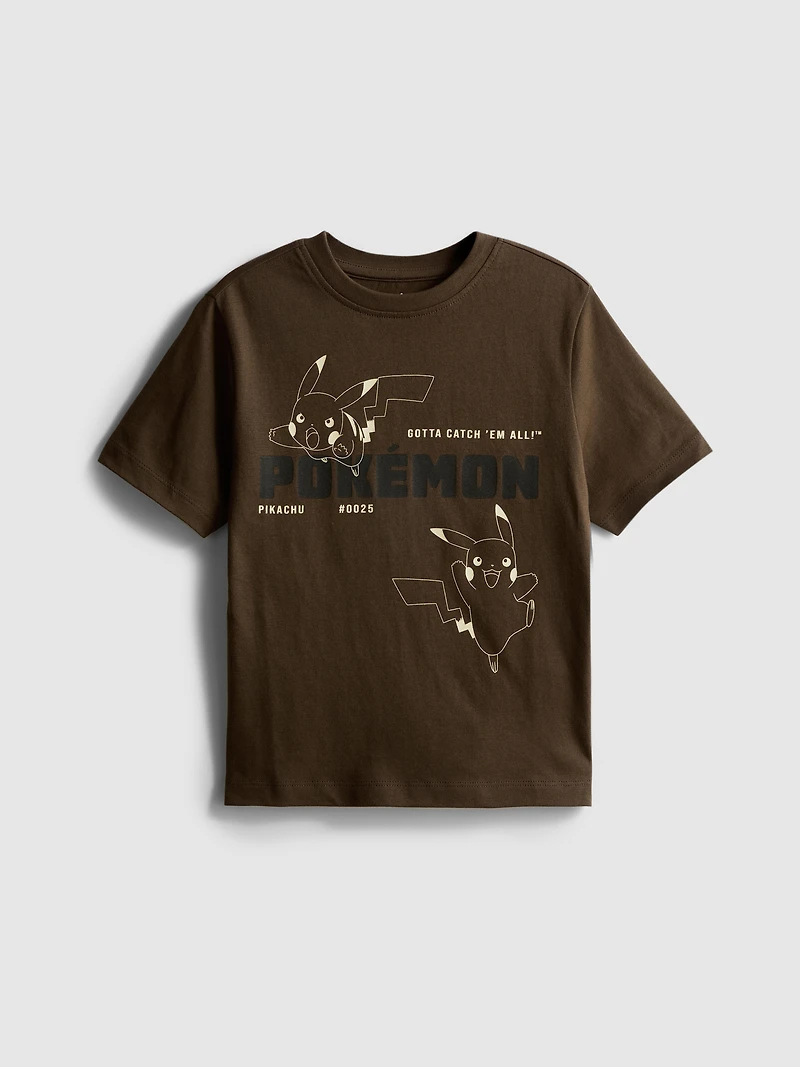 3-9yrs | Pokémon Pikachu Pure Cotton Graphic T-Shirt