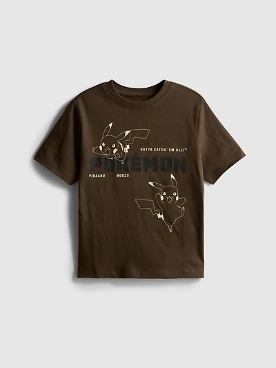 3-9yrs | Pokémon Pikachu Pure Cotton Graphic T-Shirt