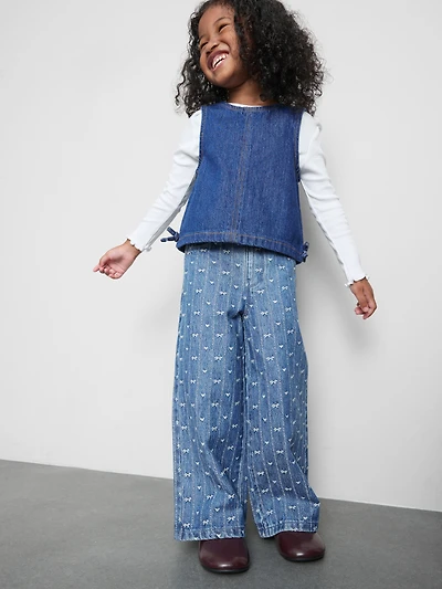 1-9yrs | Pure Cotton Wide-Leg Jeans
