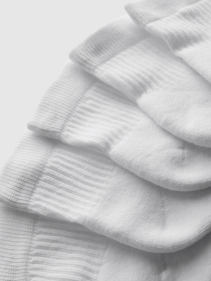 5pk Cotton-Rich Sneaker Socks