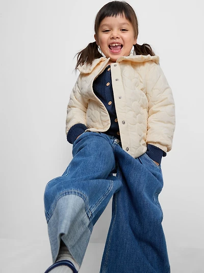 1-9yrs | Quilted Collared Jacket
