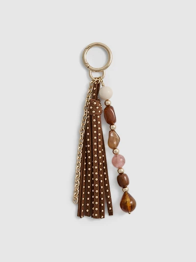 Paula Echevarría Beaded Tassel Bag Charm