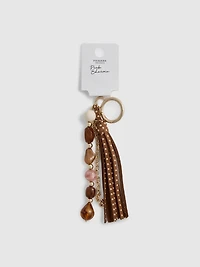 Paula Echevarría Beaded Tassel Bag Charm