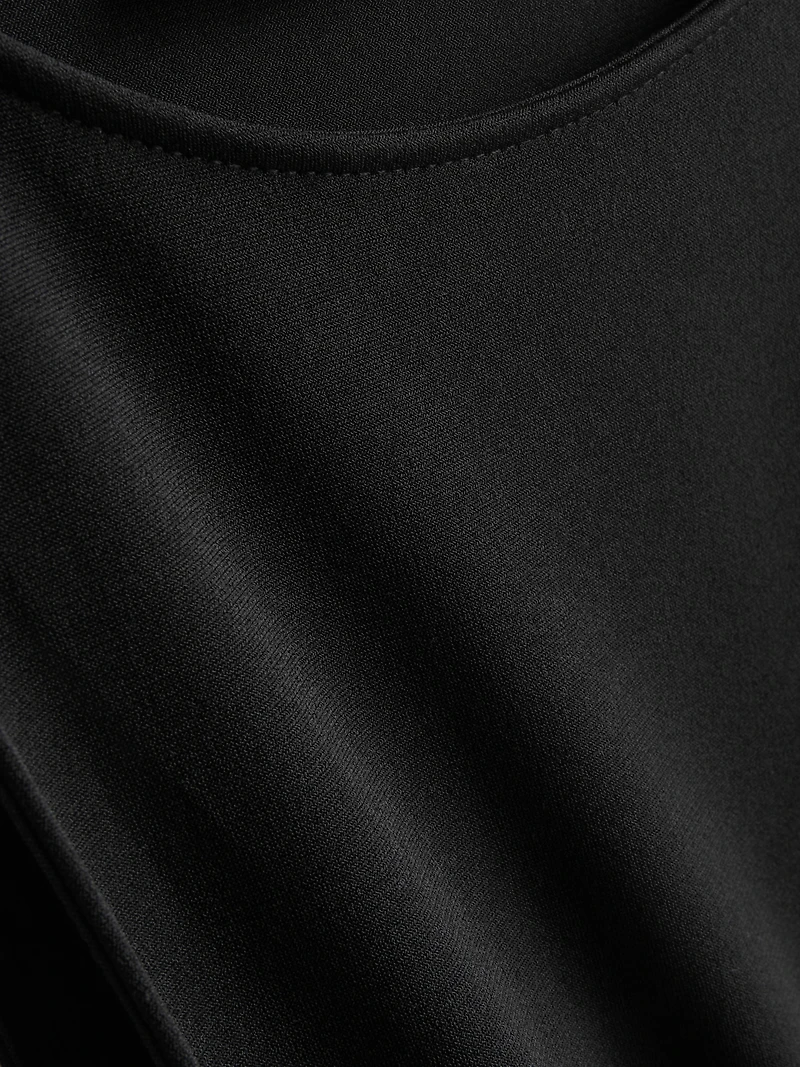 Dropped Hem Midi Dress