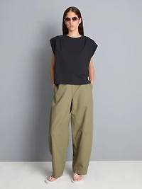 Relaxed Sweatshirt Tank Top