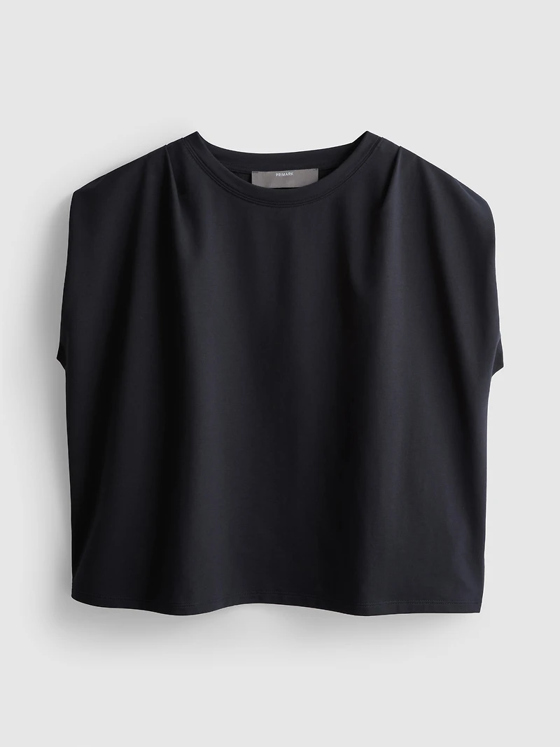 Relaxed Sweatshirt Tank Top