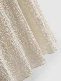 Textured Lace V-Neck Maxi Dress