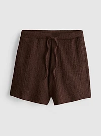Relaxed Textured Shorts