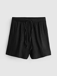 Relaxed Textured Shorts