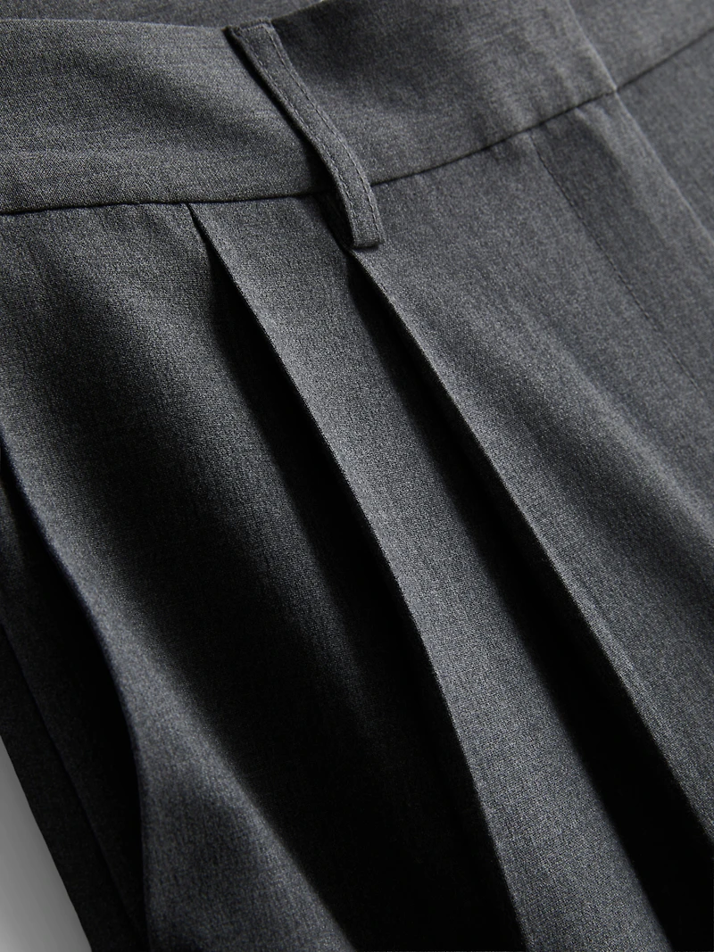 Paula Echevarría Wide Leg Pleated Pants
