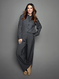 Paula Echevarría Relaxed Utility Shirt