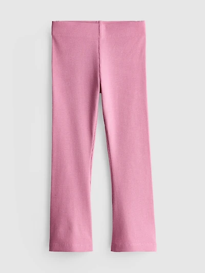 1-9yrs | Cotton Rich Ribbed Flare Leggings