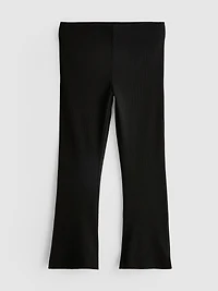 1-9yrs | Cotton Rich Ribbed Flare Leggings