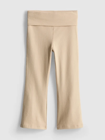 1-9yrs | Cotton-Rich Foldover Waist Flared Leggings