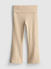 1-9yrs | Cotton-Rich Foldover Waist Flared Leggings