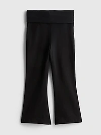 1-9yrs | Cotton Rich Foldover Waist Flared Leggings