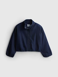 Paula Echevarría Funnel Neck Denim Jacket