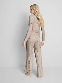 Snoopy Pointelle Pajama Top