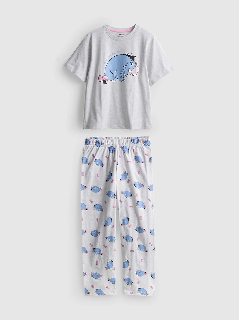 Disney's Eeyor Cotton-Rich Graphic Pajamas