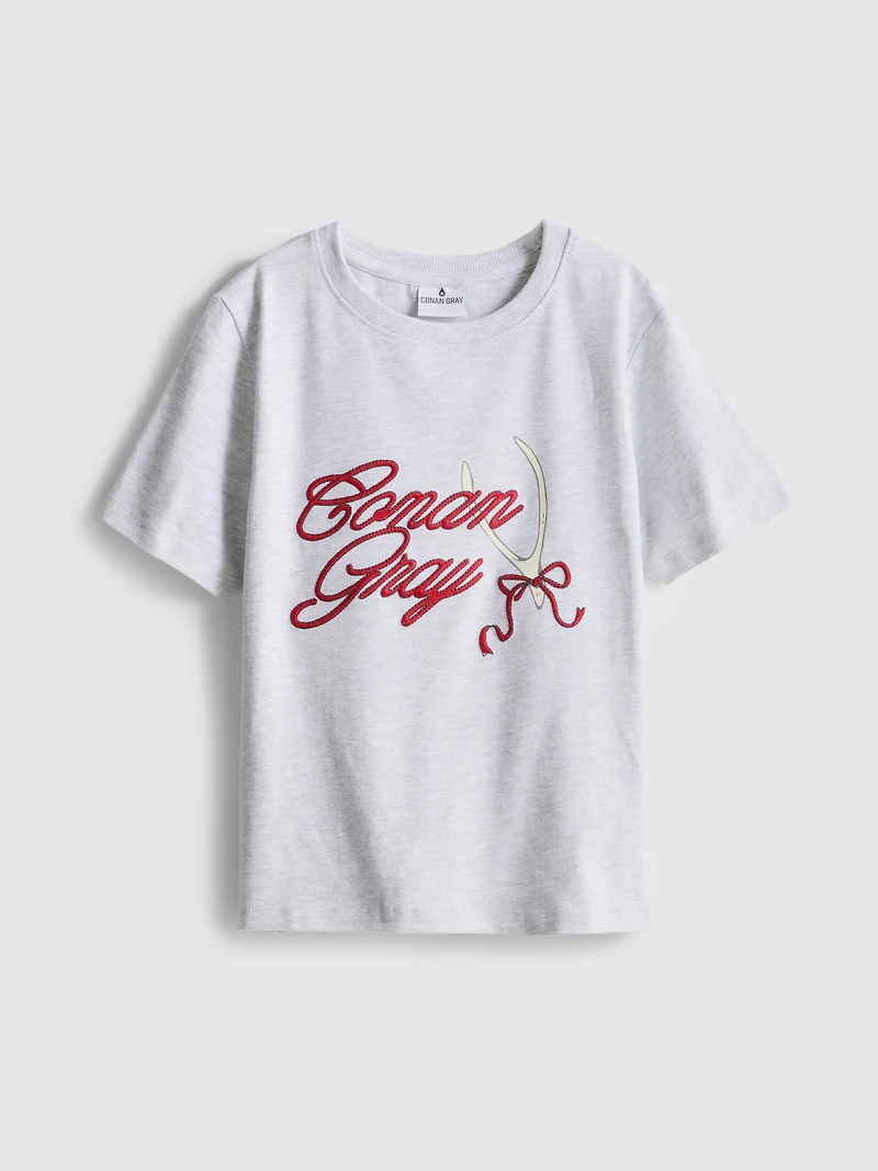 Cotton-Rich Conan Grey Tee