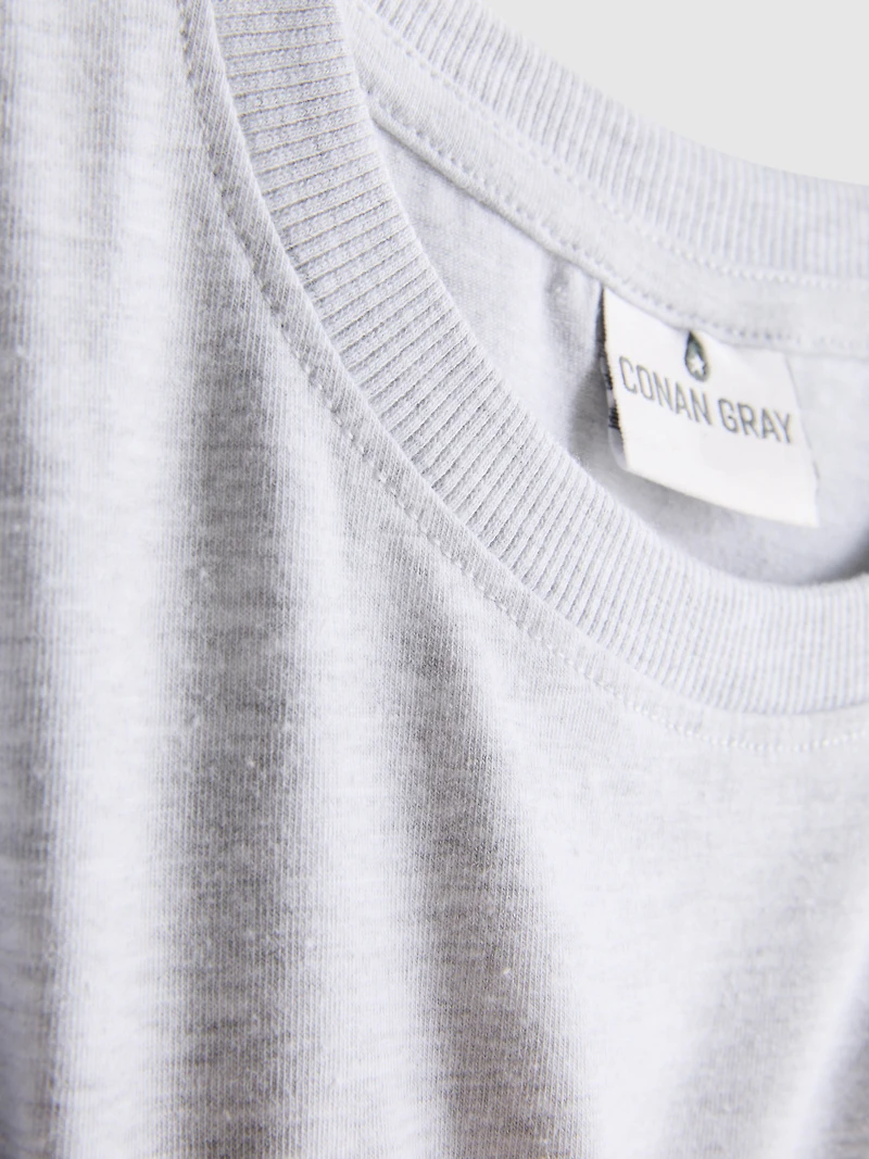 Cotton-Rich Conan Grey Tee
