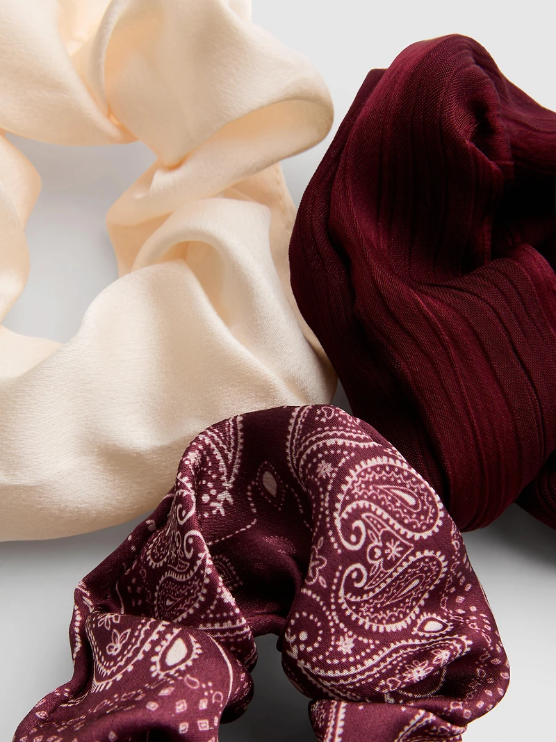 3-Pack Hair Scrunchies