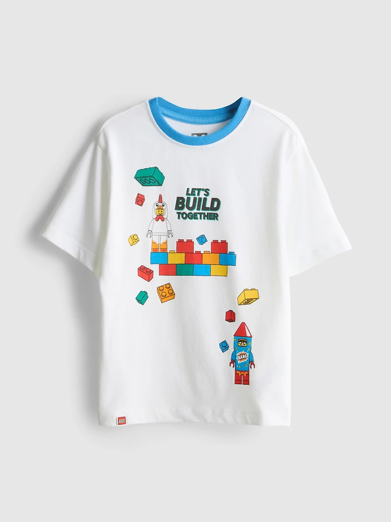 1-9yrs | LEGO Let’s Build Together Pure Cotton T-Shirt