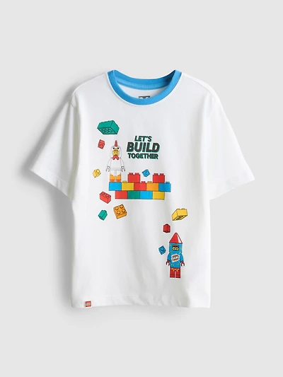 1-9yrs | LEGO Let’s Build Together Pure Cotton T-Shirt
