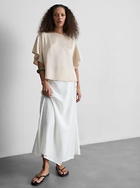 Short Sleeve Satin T-Shirt