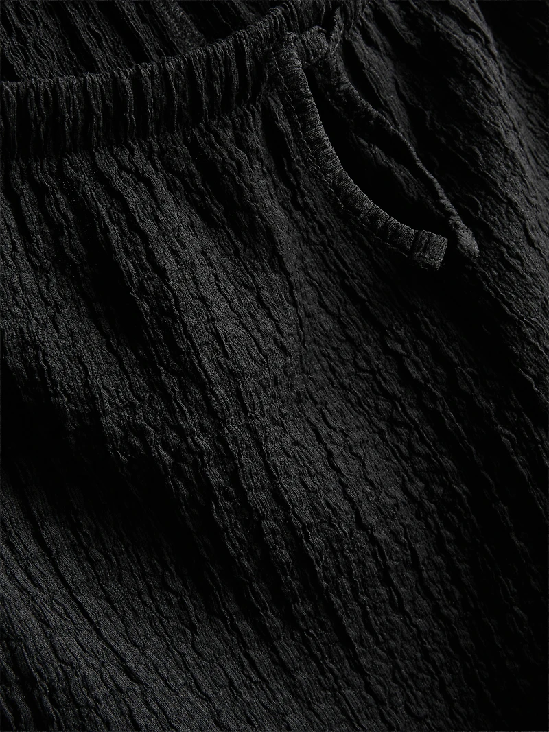 7-15yrs | Crinkle Textured Pants