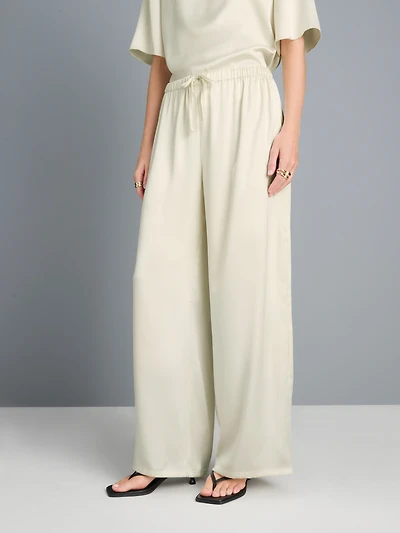 Satin Wide Leg Pants
