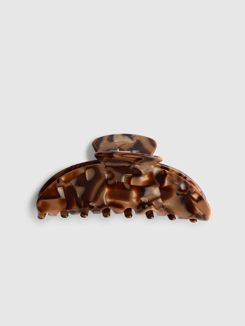 Marble-Effect Claw Clip