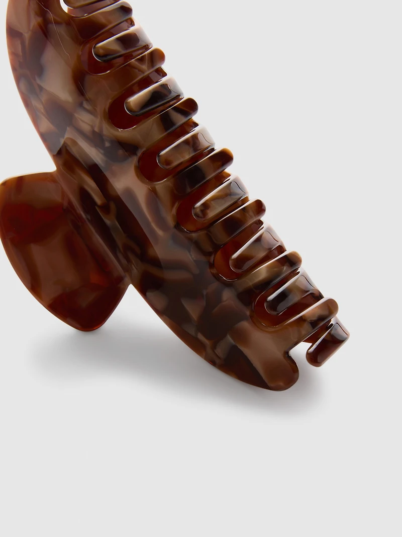 Marble-Effect Claw Clip