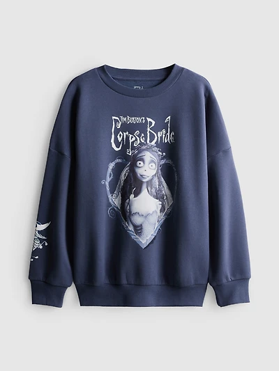 7-15yrs | Tim Burton's Corpse Bride Graphic Sweatshirt