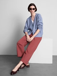 Soft Rib V-Neck Cardigan