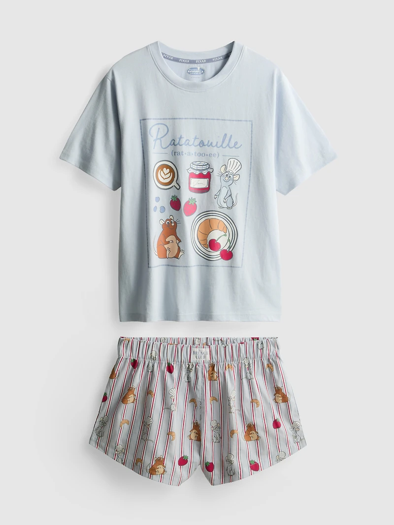 Disney's Ratatouille Cotton Graphic Shorty Pajamas