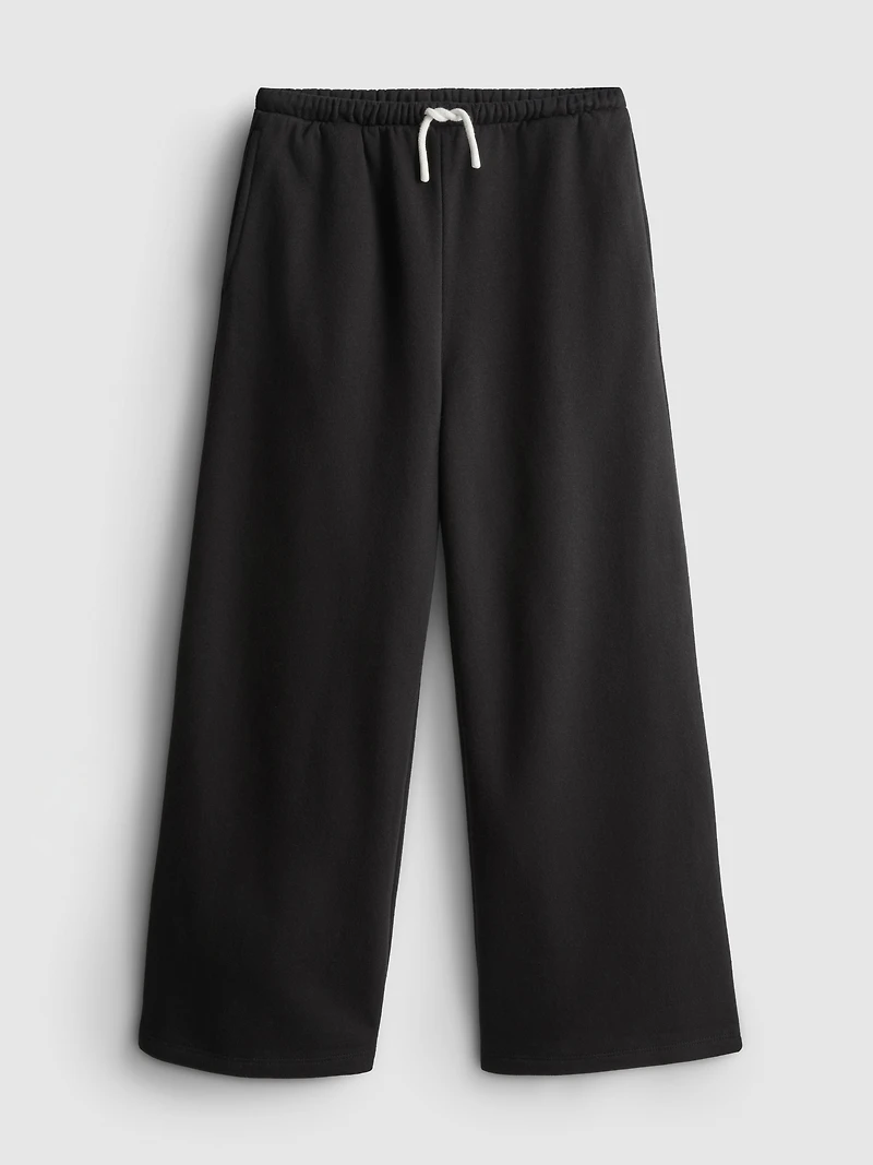 7-15yrs | Cotton-Rich Wide-Leg Joggers