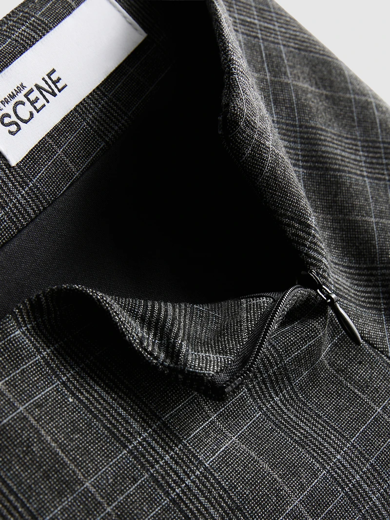 The Primark Scene | Checkered Pleated Mini Skirt