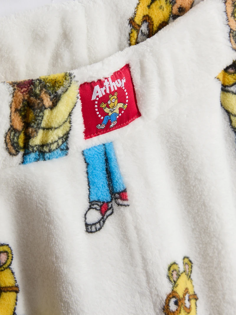 Arthur Fluffy Wide-Leg Pajama Bottoms
