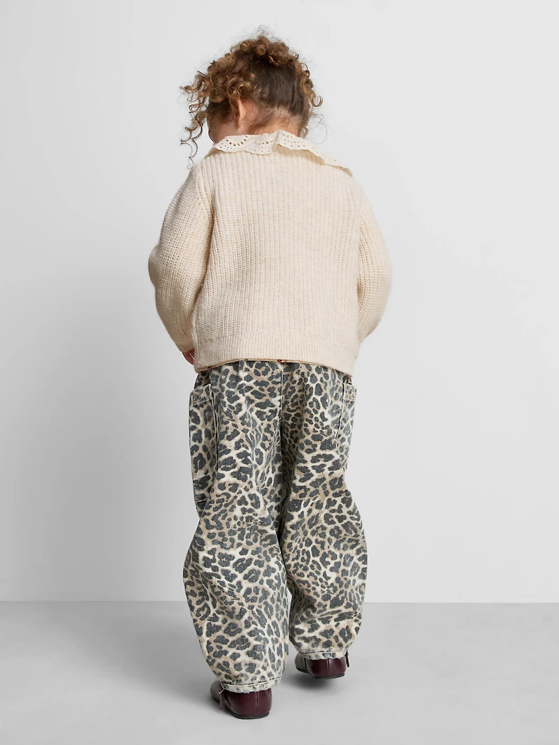 1-9yrs | Broderie Anglaise Collared Cardigan
