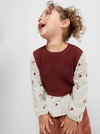 1-9yrs | 2-in-1 Vest Blouse