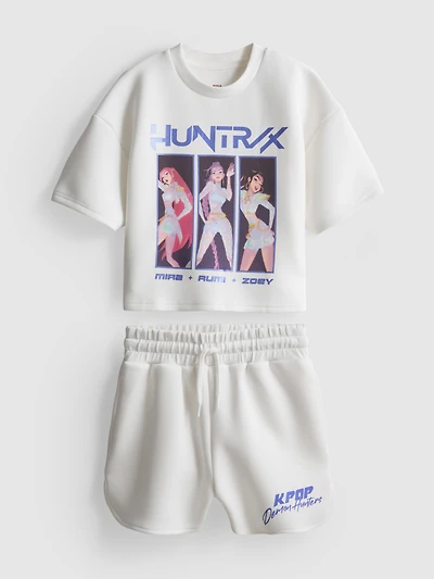 5-15yrs | KPop Demon Hunters Shorts and T-shirt Set