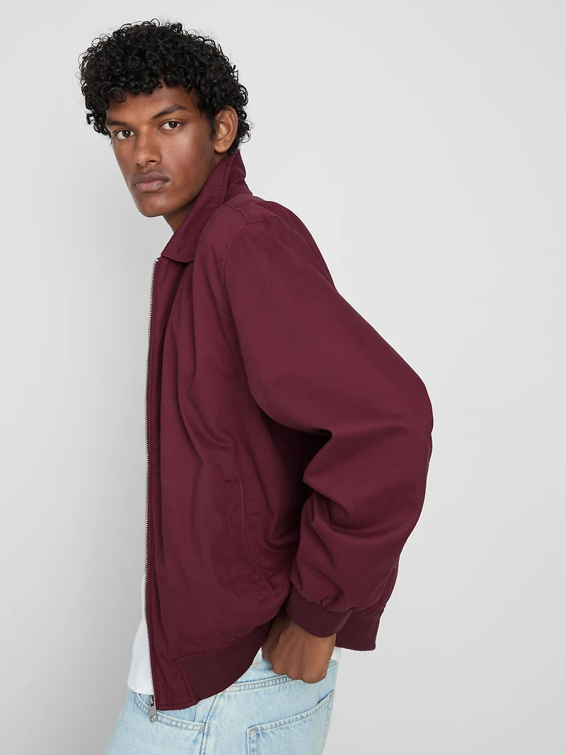 Collared Harrington Jacket