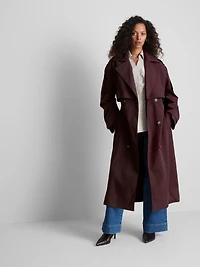 Paula Echevarría Belted Raincoat