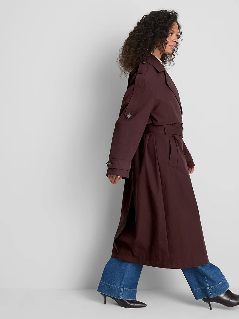 Paula Echevarría Belted Raincoat